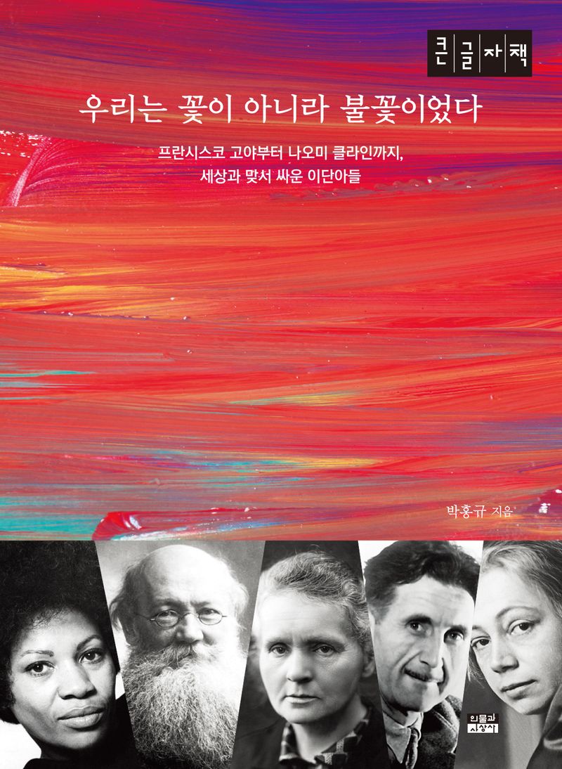 우리는 꽃이 아니라 불꽃이었다 : 프란시스코 고야부터 나오미 클라인까지, 세상과 맞서 싸운 이단아들 : 큰글자책