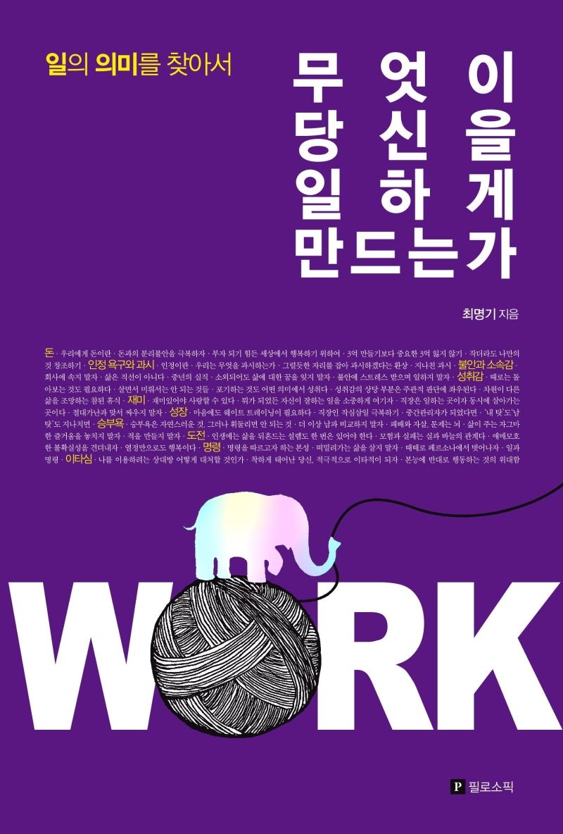 무엇이 당신을 일하게 만드는가 : 일의 의미를 찾아서