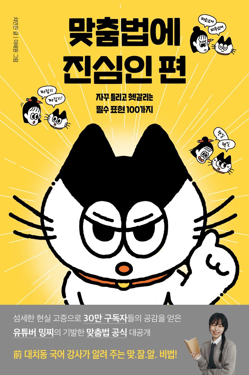 맞춤법에 진심인 편 : 자꾸 틀리고 헷갈리는 필수 표현 100가지