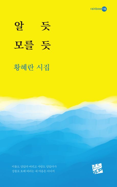 알 듯 모를 듯 : 황혜란 시집