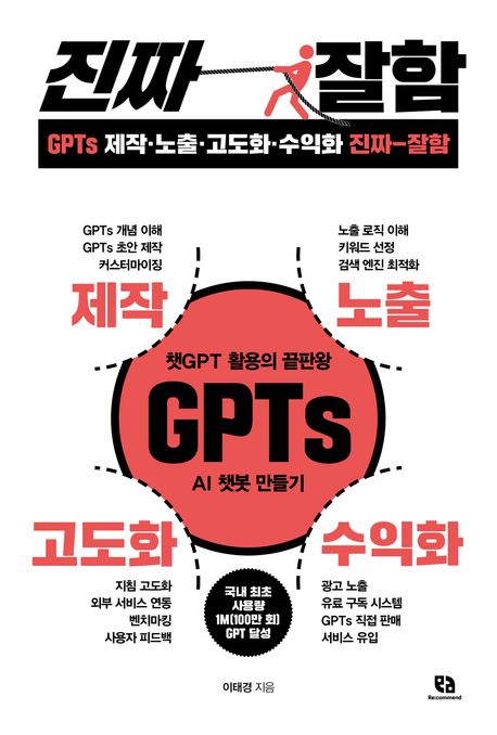 GPTs 제작·노출·고도화·수익화 진짜 잘함 : 챗GPT 활용의 끝판왕 GPTs AI 챗봇 만들기