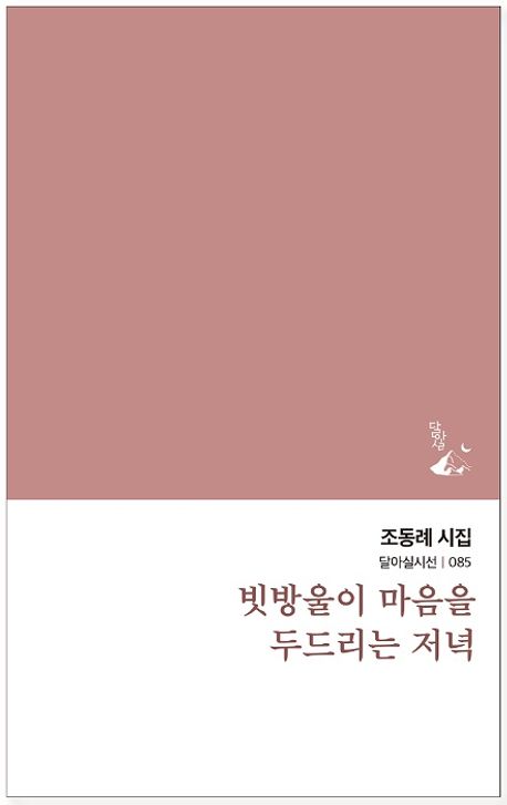 빗방울이 마음을 두드리는 저녁 : 조동례 시집