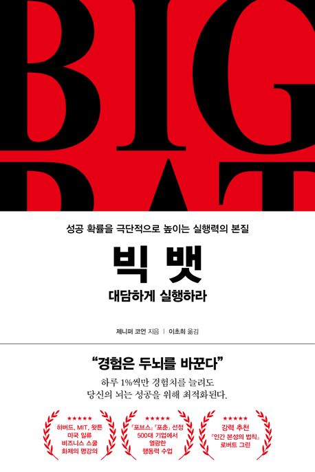 빅 뱃 = Big bat : 대담하게 실행하라 : 성공 확률을 극단적으로 높이는 실행력의 본질