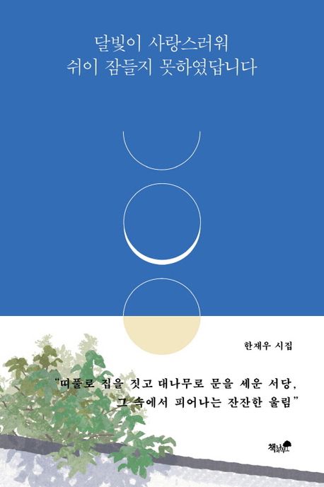 달빛이 사랑스러워 쉬이 잠들지 못하였답니다 : 한재우 시집