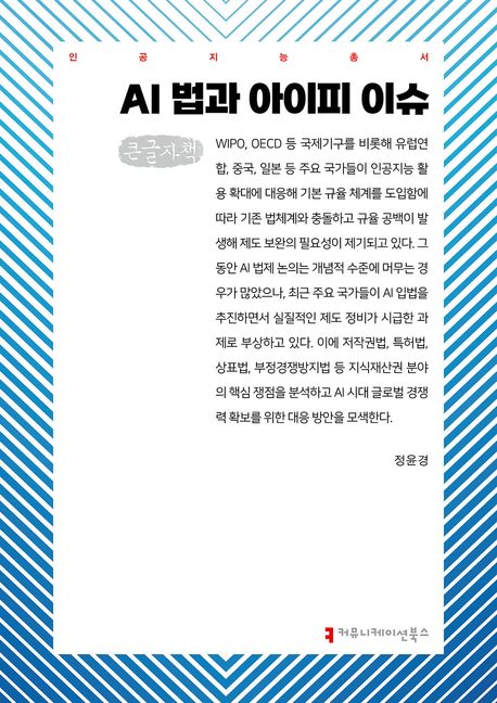 AI 법과 아이피 이슈 : 큰글자책