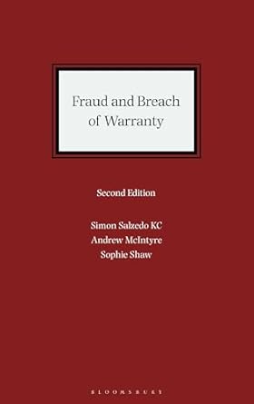 Fraud and breach of warranty : buyers' claims and sellers' defences