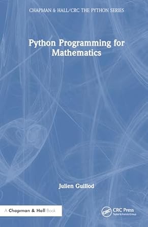 Python programming for mathematics
