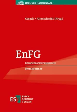 EnFG : Energiefinanzierungsgesetz : Kommentar