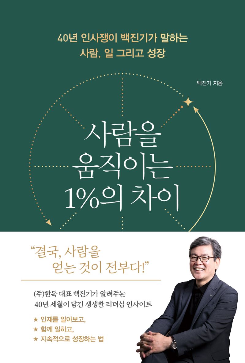 사람을 움직이는 1％의 차이 : 40년 인사쟁이 백진기가 말하는 사람, 일 그리고 성장