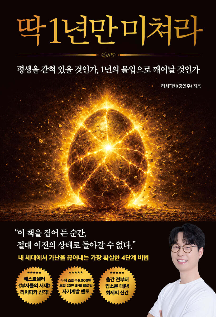 딱 1년만 미쳐라 : 평생을 갇혀 있을 것인가, 1년의 몰입으로 깨어날 것인가